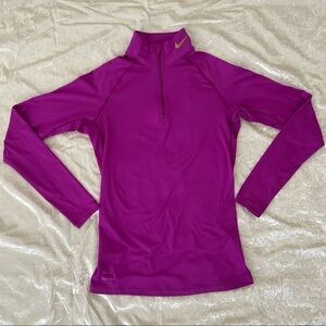 Nike Pro Combat Dri-Fit Mock Neck 1/4 Zip Pullover